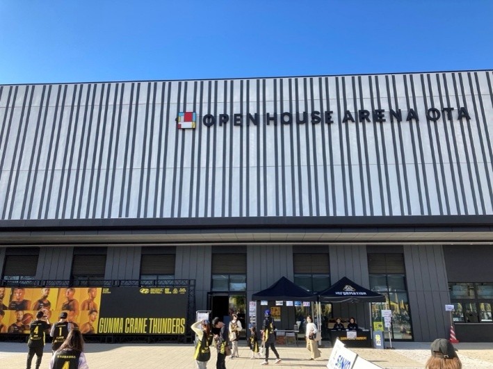 『群馬クレインサンダーズ公式戦のイベント』に出展しました